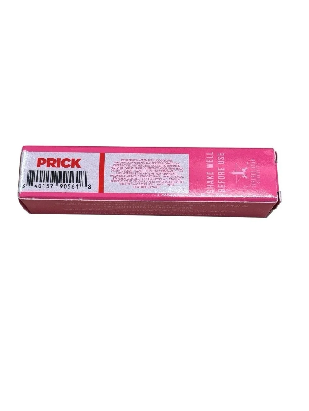 Jeffree Star PRICK Velour Liquid Lipstick Bright Orange Matte Makeup 0.19 oz NEW